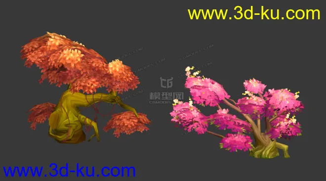 枫树桃树模型的图片1