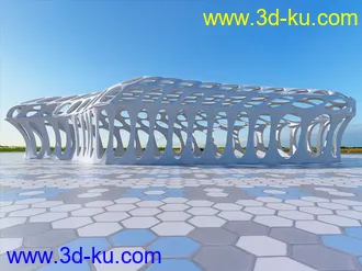 3D打印模型镂空与扭曲的图片