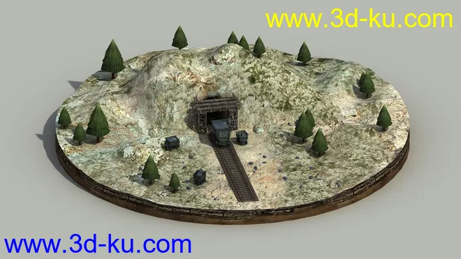 矿山隧道模型的图片1