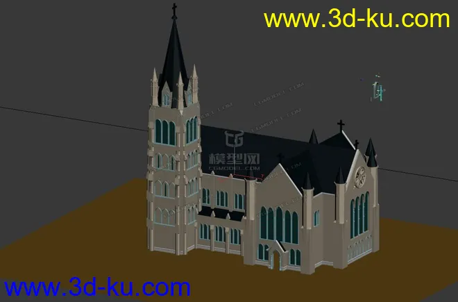 欧式教堂模型的图片1