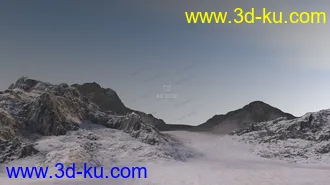 3D打印模型c4d 雪山的图片