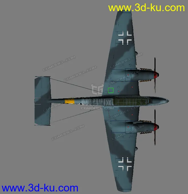 二战德国名机 BF-110G2模型的图片1