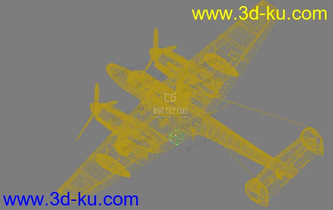 二战德国名机 BF-110G2模型的图片3