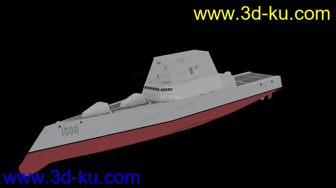 【原创】美军DDG-1000朱姆沃尔特号驱逐舰模型的图片2