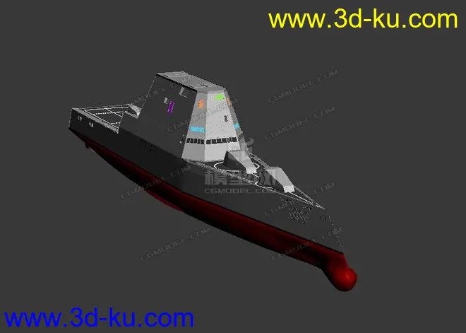 【原创】美军DDG-1000朱姆沃尔特号驱逐舰模型的图片4