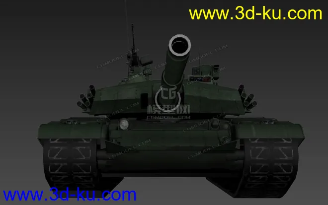 战地4 ZTZ99 主战坦克 高清模型的图片2