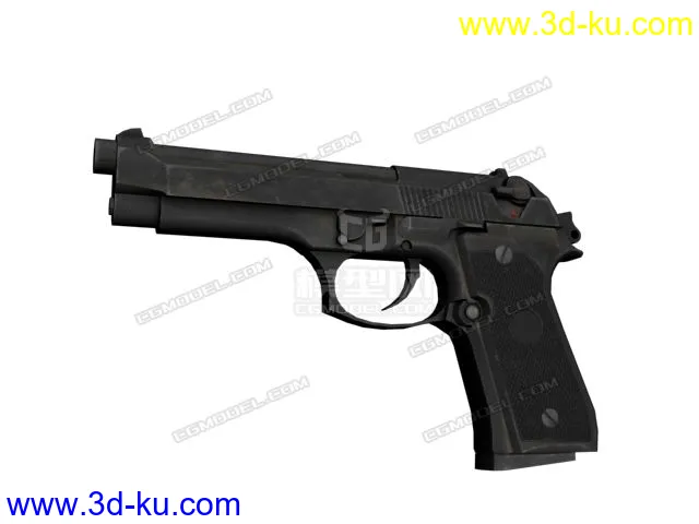 M9手枪 多迷彩 带法线模型的图片6