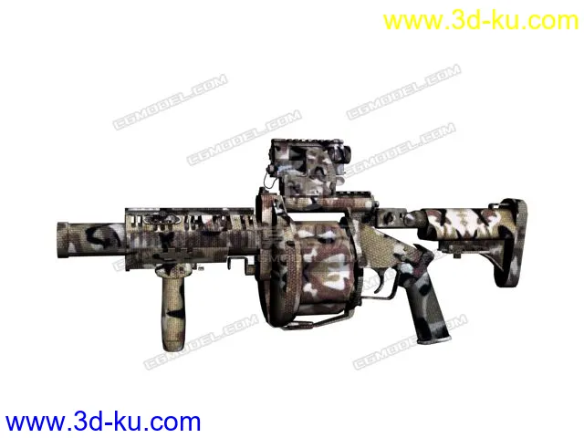 M32榴弹发射器 多迷彩模型的图片3