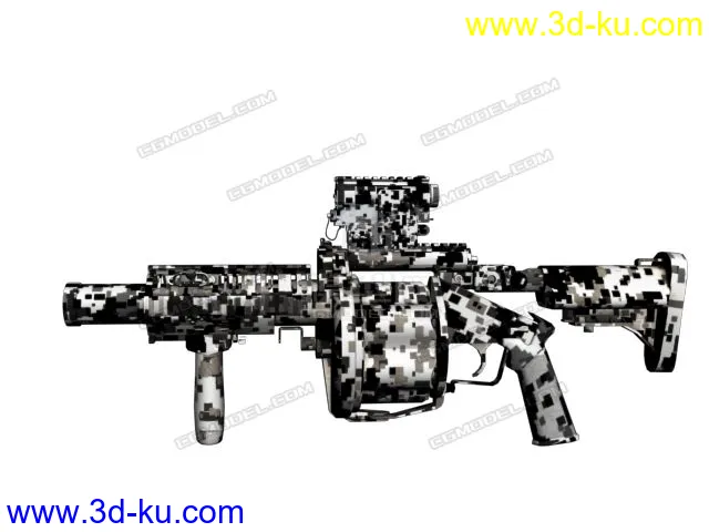 M32榴弹发射器 多迷彩模型的图片4