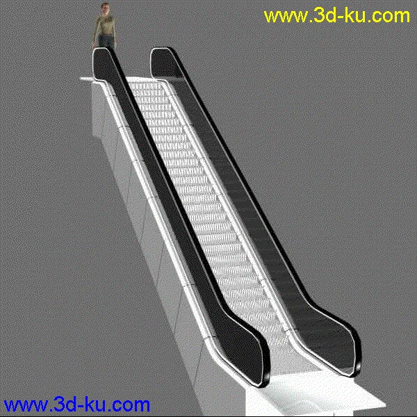 乘坐电动扶梯-下行模型的图片1
