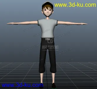 3D打印模型男孩的图片