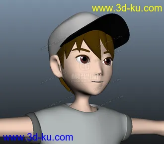 3D打印模型男孩的图片