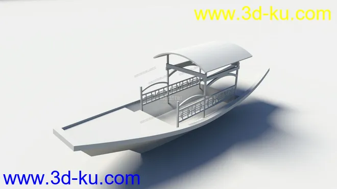苏杭小船 杭州西湖小船模型的图片1