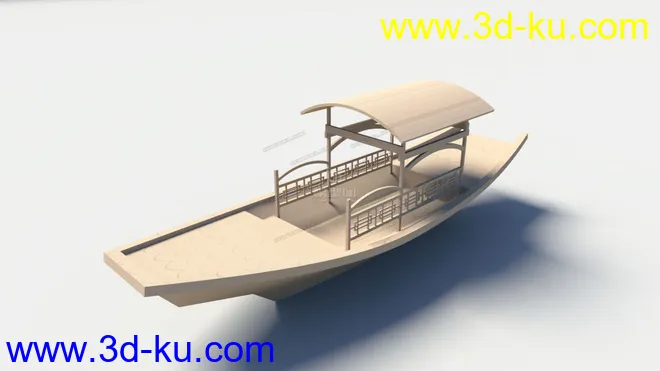 苏杭小船 杭州西湖小船模型的图片2