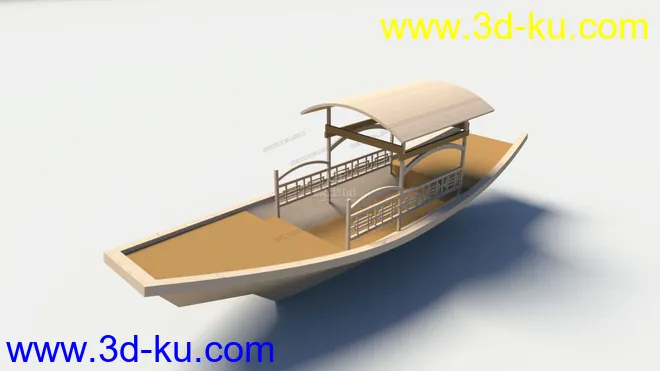 苏杭小船 杭州西湖小船模型的图片3