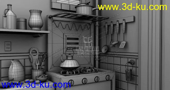 厨房餐具模型的图片2