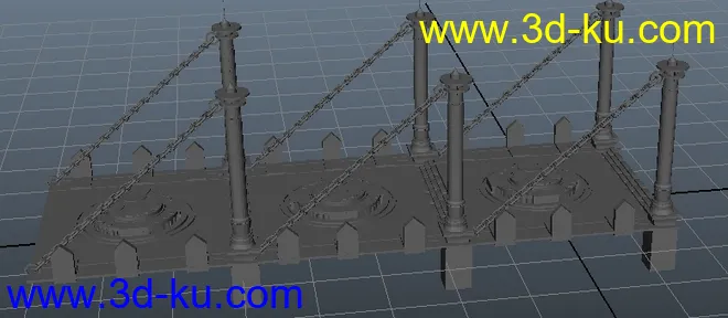 铁索桥模型的图片1