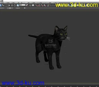 3D打印模型黑猫 black cat的图片