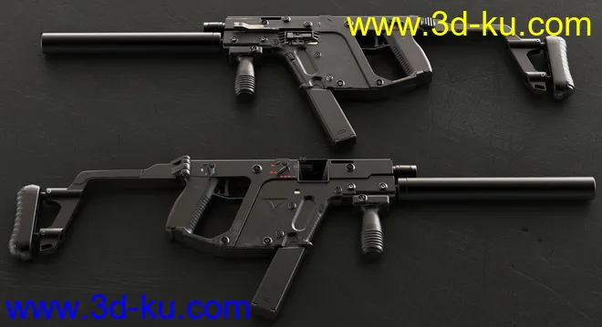 冲锋枪  KRISS  步枪  子弹盒模型的图片6