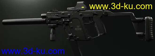 冲锋枪  KRISS  步枪  子弹盒模型的图片7