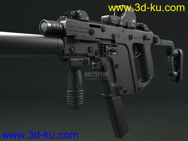 冲锋枪  KRISS  步枪  子弹盒模型的图片10