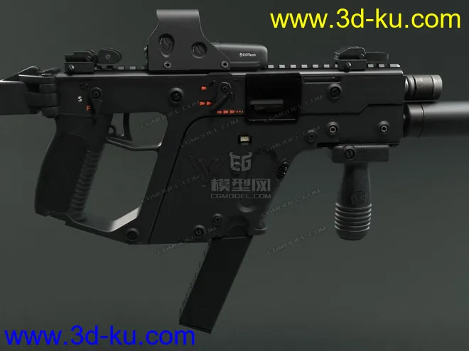 冲锋枪  KRISS  步枪  子弹盒模型的图片11