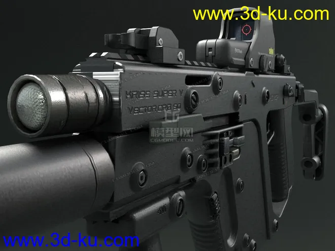 冲锋枪  KRISS  步枪  子弹盒模型的图片12