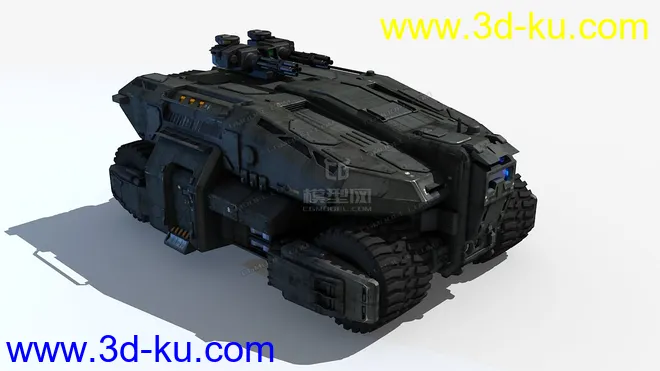 科幻坦克 重型坦克 巨型坦克模型的图片1