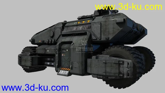 科幻坦克 重型坦克 巨型坦克模型的图片3