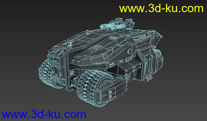 科幻坦克 重型坦克 巨型坦克模型的图片5