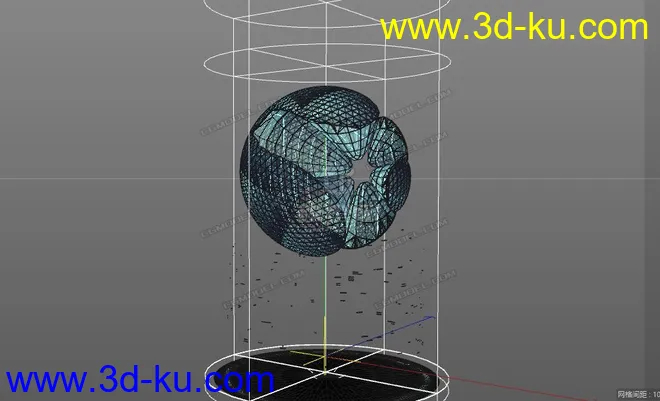 C4D 全息科技动画模型的图片1