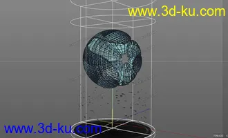 3D打印模型C4D 全息科技动画的图片