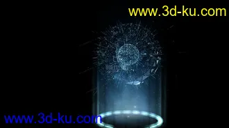 3D打印模型C4D 全息科技动画的图片