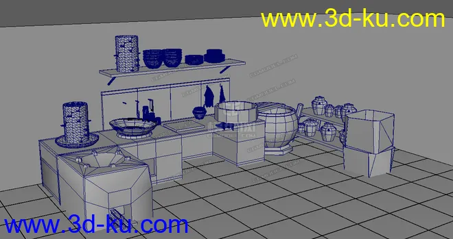 厨房一角模型的图片1