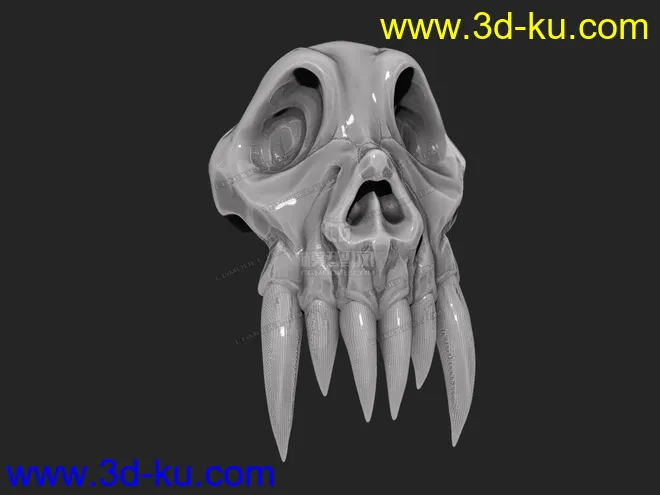 Q版兽骨模型的图片2