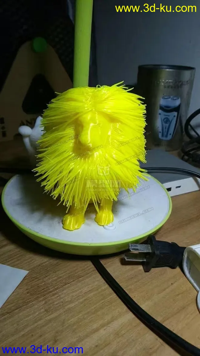 STL格式的3D打印狮子模型下载（附多个玩家晒图）的图片6
