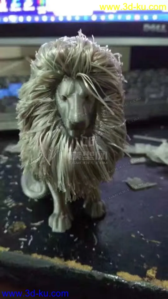 STL格式的3D打印狮子模型下载（附多个玩家晒图）的图片7