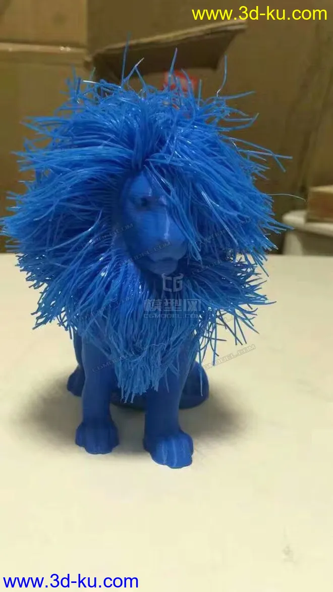 STL格式的3D打印狮子模型下载（附多个玩家晒图）的图片8