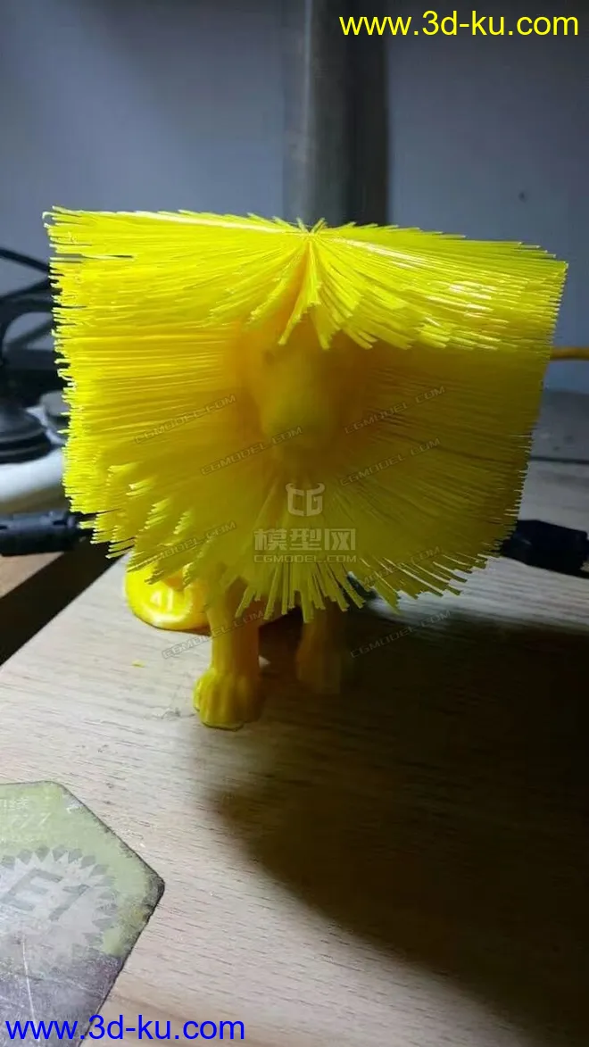 STL格式的3D打印狮子模型下载（附多个玩家晒图）的图片14