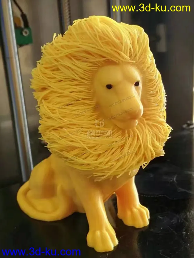 STL格式的3D打印狮子模型下载（附多个玩家晒图）的图片16