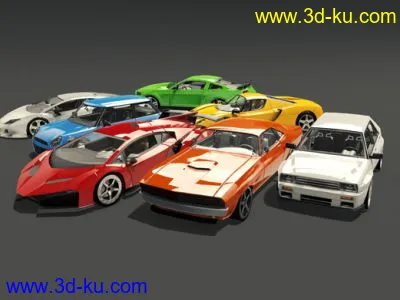 60奇妙的赛车-包括Unity包模型的图片6