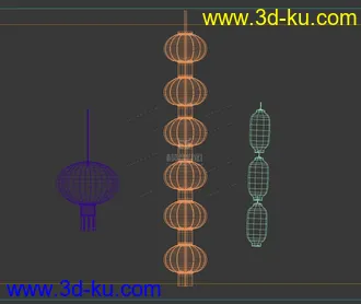 3D打印模型灯笼-带动画免费分享的图片