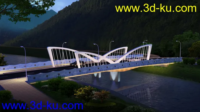 大桥 模型下载 max的图片1