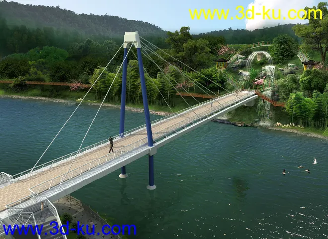 大桥 模型下载 max的图片8