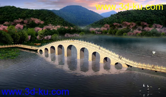 大桥 模型下载 max的图片4