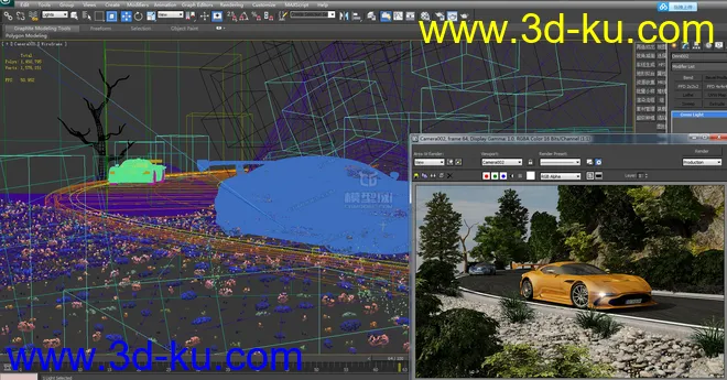 赛车模拟现实渲染模型的图片2