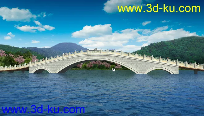 大桥 模型下载 max的图片6