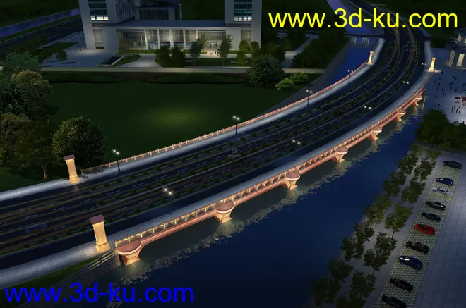 大桥 模型下载 max的图片2