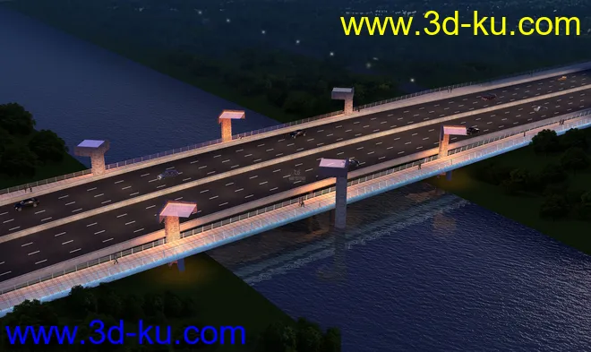 大桥 模型下载 max的图片1