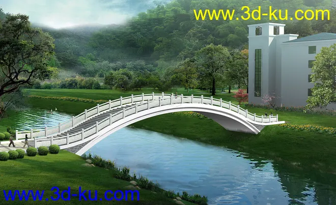 大桥 桥 场景 模型下载 max的图片1